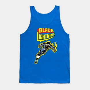 Black Lightning Tank Top